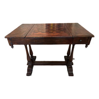 Theodore Alexander Castle Bromwich Chess/Backgammon Table For Sale