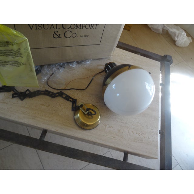 Contemporary Visual Comfort Pendant For Sale In Los Angeles - Image 6 of 10