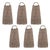 Woven Willow Wall Basket (Set of 6) For Sale