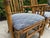 Brown Vintage Pagoda Back Rattan Armchairs – A Pair For Sale - Image 8 of 16