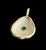 Shell Pendant With Emerald, Diamonds & 14k Gold For Sale - Image 9 of 11