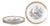 Japan Series Dinner Plates in Faience from Rörstrand, Sweden, Set of 5 For Sale