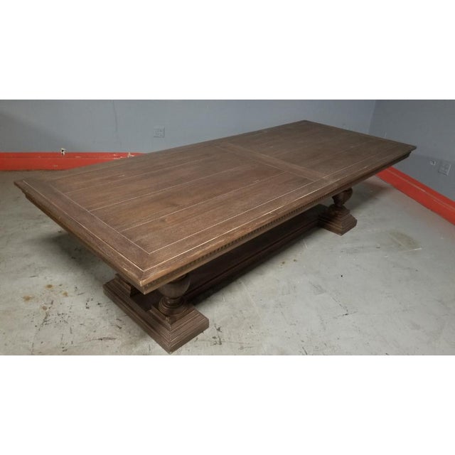 Rustic Restoration Hardware St. James Rectangular Extension Dining