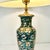 Mid 20th Century Chinoiserie Boho Chic Hollywood Regency Ceramic Flora Botanical Table Lamp, Textile Shade For Sale - Image 17 of 18