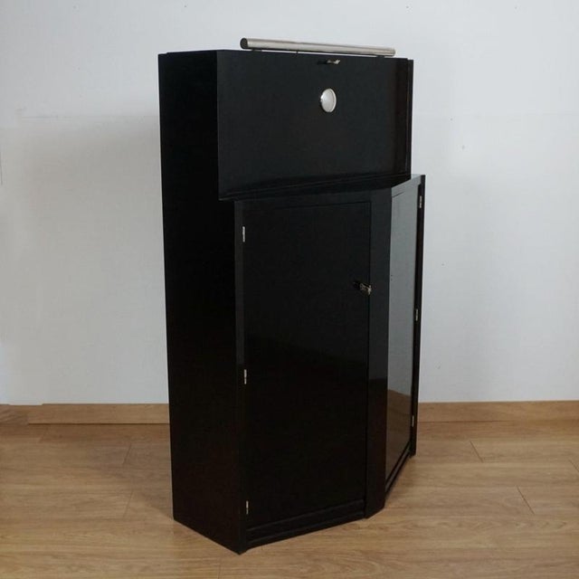Art Deco Ebonised Drinks Cabinet, 1930s For Sale - Image 9 of 9