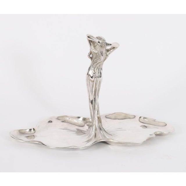 20th Century German Silver Plated Tray by WMF, 1890s For Sale - Image 3 of 15