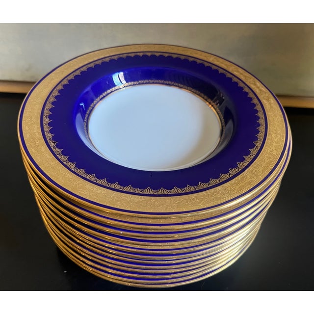 Mintons Soup Bowls for Tiffany & Co. Set of 12, C. 1900 For Sale - Image 11 of 12