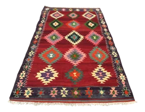 Late 19th Century Handmade Kilim - 66" X 114"