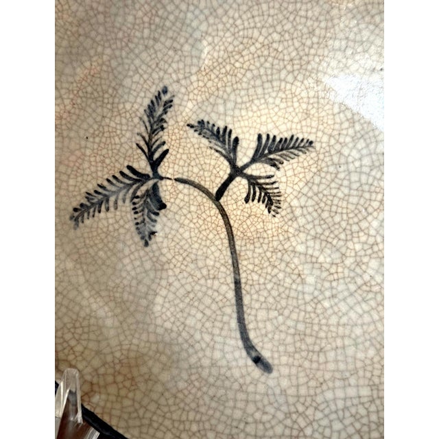 Set of Five Antique Ao-Oribe Ceramic Dishes with Tomobako Edo Period For Sale - Image 11 of 14