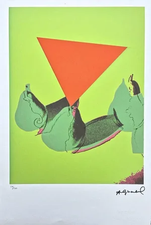 After Andy Warhol, Green Pears, 1980s, Lithograph