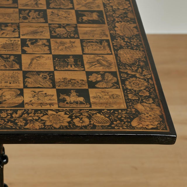Antique Anglo Indian Game Table or Chess Board For Sale - Image 9 of 15