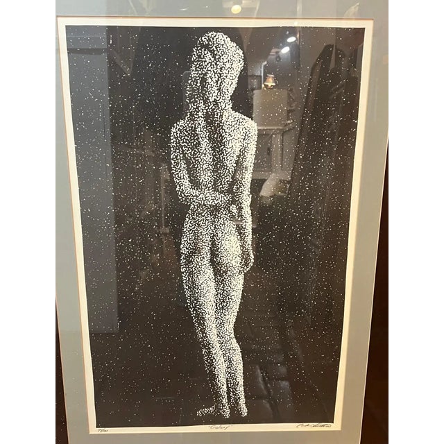 1980s 1980s Large Post Modern Nude Signed Lithograph For Sale - Image 5 of 13
