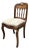 Thomas Day Style Antique Victorian Carved Wood Side Parlor Chair For Sale