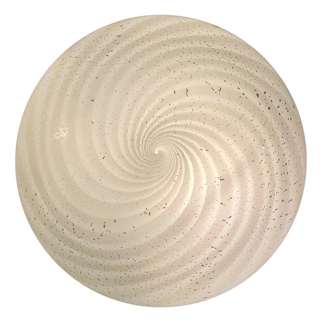 Murano Glass with Silver Dust Wall Light from Vetri, Italy, 1970s For Sale
