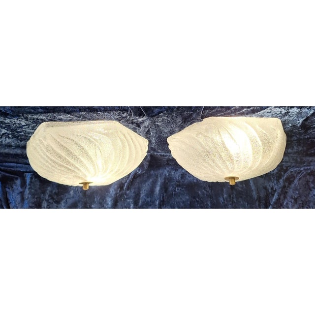 Metal Vintage Ceiling Lamps with Hexagonal Frosted Glass Shade and Concealed Mounting, 1980s, Set of 2 For Sale - Image 7 of 7