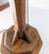 Brown Early 20th Century American Folk Art Arts & Crafts Oak Table Lamp For Sale - Image 8 of 9