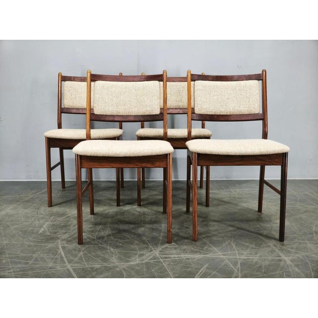 Vintage Dining Chairs by Hugo Frandsen for Spøttrup, Denmark, 1960s, Set of 4 For Sale - Image 18 of 18