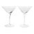 Contemporary Martini Glasses, Banded Stripes & Dots - a Pair For Sale