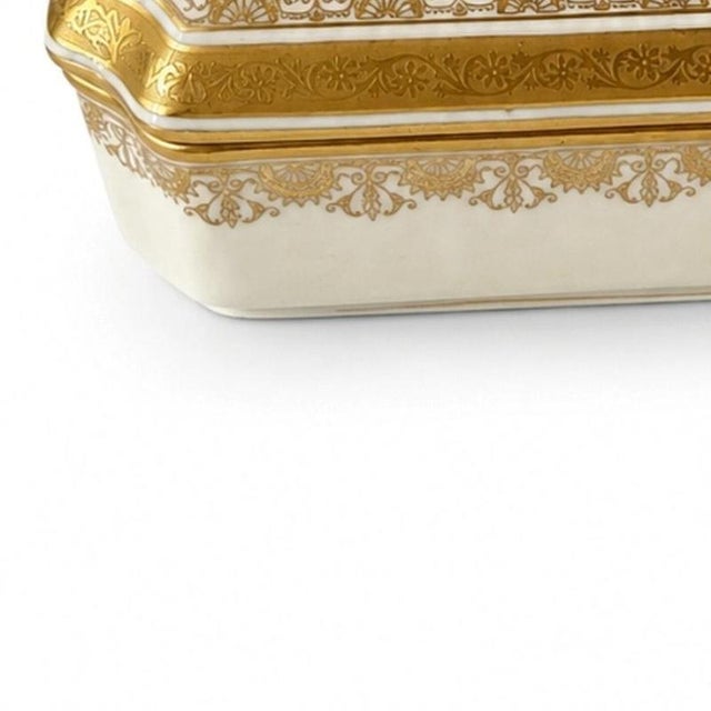 Porcelain Box with Floral Motifs from Vista Alegre For Sale - Image 3 of 6