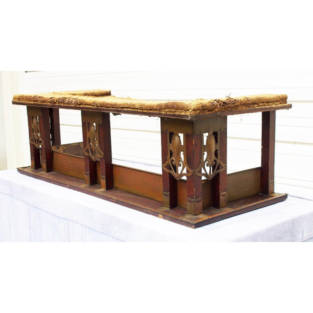 This all original club fender dates to the mid-19th century and measures an imposing 5 feet wide by 2 feet deep....