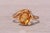 The Citrine Glow: Natural Citrine and Diamond Ring in Yellow Gold For Sale - Image 9 of 11