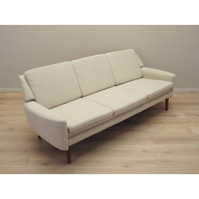 Danish Cream Sofa, 1970s For Sale - Image 10 of 15