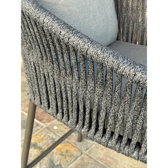 Four Hands Porto Outdoor Bar Stools, Pair For Sale - Image 11 of 12