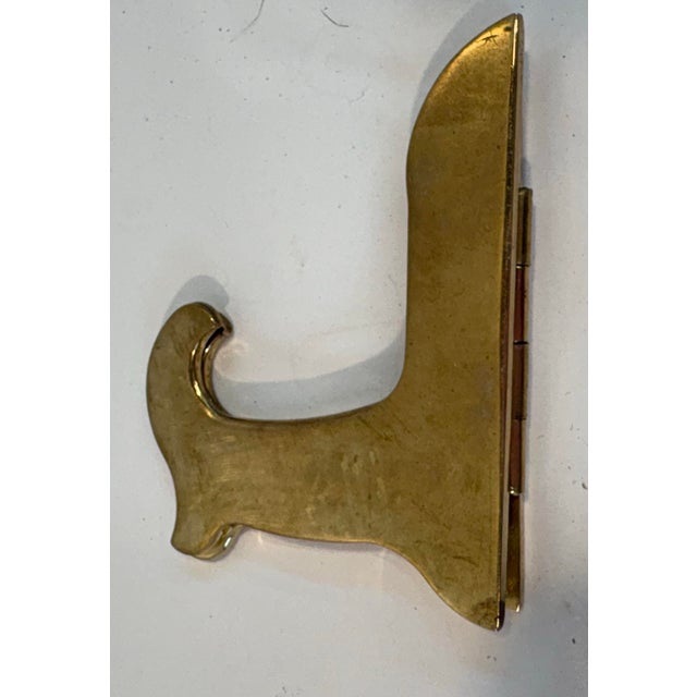 Vintage Brass Petite Easel For Sale In Dallas - Image 6 of 6