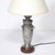 Art Nouveau Art Nouveau Rosso Levanto Marble Base & Pewter Table Lamp Signed E. Lelièvre For Sale - Image 3 of 16
