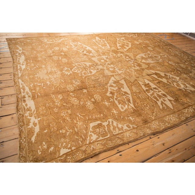 Vintage Distressed Kars Carpet - 8'4" x 10'9" For Sale In New York - Image 6 of 11