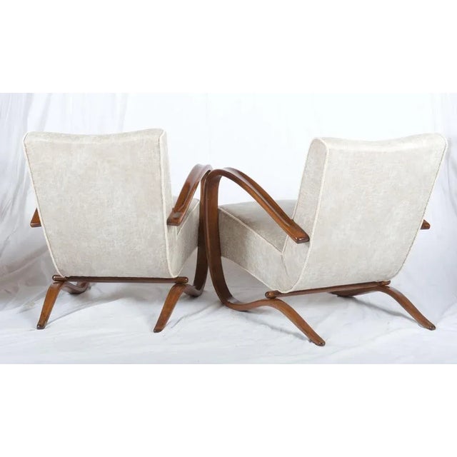 Thonet Set of H269 Armchairs by Jindrich Halabala for Thonet, 1930s For Sale - Image 4 of 18