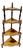 Vintage Wood Corner Stand For Sale
