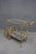 Gold Hollywood Regency Gold-Finished Iron Bar Cart For Sale - Image 8 of 10