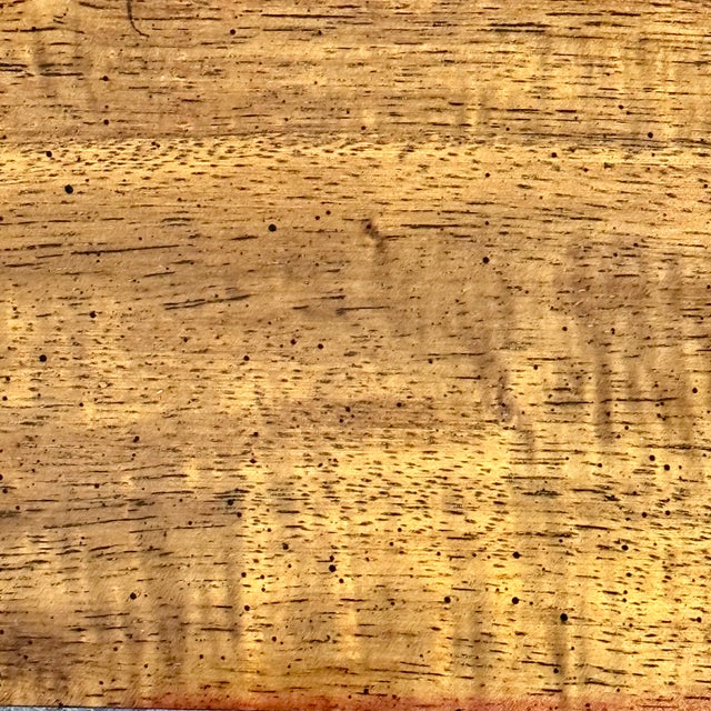Wood 1980s Henredon Burl Faux Tortoiseshell Ming Console Table For Sale - Image 7 of 16