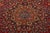 Mashad Rug 9’7” X 12’3” Red Wool Vintage Traditional Hand-Knotted Carpet For Sale In Philadelphia - Image 6 of 14