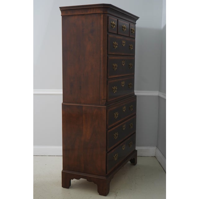 Age: Approx: 30 Years Old Details: Aston Court Collection Walnut finish Bracket Feet Dovetailed Drawer Construction Fine...
