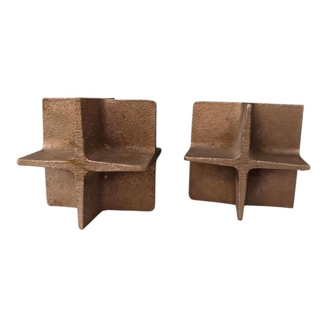 These vintage bookends, sold in a set of two, were designed in the 1960s by Carl Auböck for the Carl Auböck workshop in...