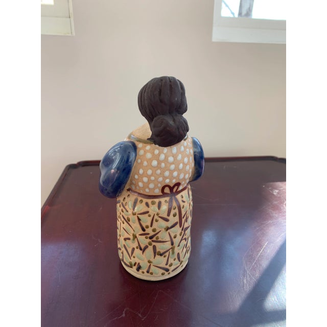1960s Vintage Taste Setter by Sigma Mother & Child Ceramic Figurine For Sale - Image 5 of 9