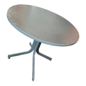 Crate & Barrel Lanai 31.5" Round Fliptop Outdoor Dining Table