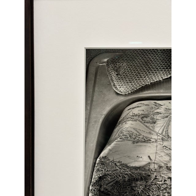 1990s Abelardo Morell Limited Edition Gelatin Silver Print 'Map in Sink', 1996 - Framed For Sale - Image 5 of 9