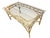 Mid-Century Modern Vintage 5-Piece Bamboo Glass Dining Table & Chairs For Sale - Image 3 of 14