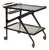Trolley with Double Glass Shelves, 1950s For Sale