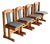 Vintage Dining Chairs, Sweden, 1960s, Set of 4 For Sale