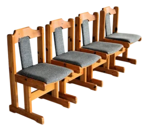 Vintage Dining Chairs, Sweden, 1960s, Set of 4