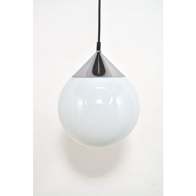 Metal Vintage Pendant Light, 1930s For Sale - Image 7 of 7