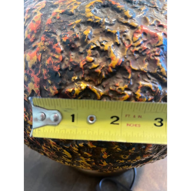 1970s Royal Haeger Orange Texture Globe Lamps - A Pair For Sale - Image 18 of 18