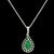 Natural Emerald Diamond Necklace 18" 14k Gold 5.6 TCW Certified For Sale - Image 9 of 13