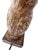 Metal Vintage Owl Large Resin Faux Wood Owl Bedside Tabletop Lamp For Sale - Image 7 of 12