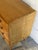 Vintage Small Oak Dresser With 4 Drawers Sunburst Knobs and Tapered Legs Denmark 1960s For Sale - Image 11 of 12