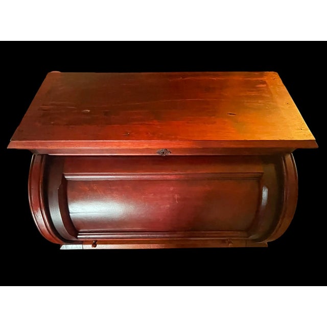 Late 19th Century Victorian Eastlake Barrel Top Desk C. 1870 For Sale - Image 5 of 18